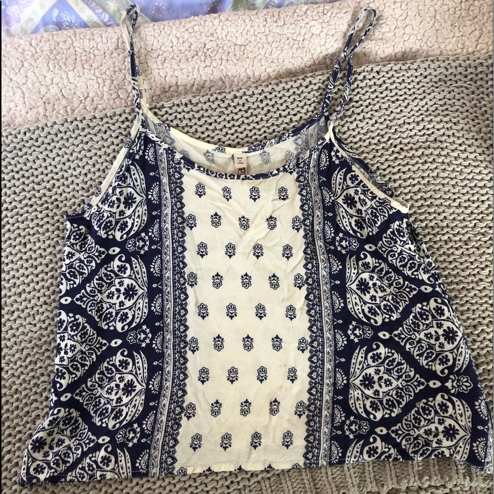 Cropped bandana cami top